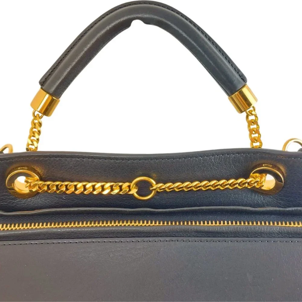 Chloe Goldie Medium Black Leather Shoulder Bag - Picture 11 of 16